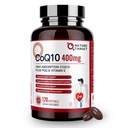 NATURĂ ŢINTĂ CoQ10-400mg Plus PQQ cu vitamina E şi ulei organic de măsline - Coenzime-Q10 cu bioPerine - Absorbţie ridicată Antioxidant pentru Heart-Heart-Health and Energy Production 120 Servings