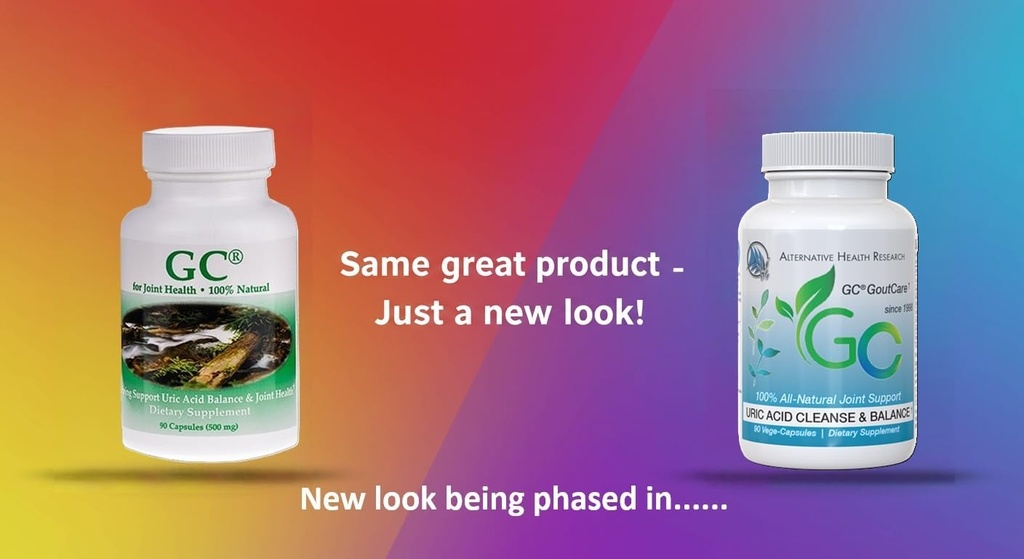GC GutCare 6 flacon- Managementul acidului uric și suport comun Featuring Turmeric, Usturoi, Muls de Lapte și mai mult - (90 capsule în fiecare flacon x 6)