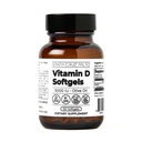Santa Cruz Vitamina D Supliment, Bone Health & Immune Support, 5000 i.u. Per Softgel, Gluten Free, Keto, Sugar Free, Paleo, Vitamina D3, Ulei de masline pentru absorbtie, Ingrediente naturale, 60 Softgels