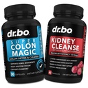 Colon Cleanser Detox & Rinichi Curățenie - 15 zile Colon Cleanse pastile Probiotic & rinichi Detoxifiere suport Suplimentul Cranberry - Bowel Mișcări Suplimente pentru stomac intestinal balonare Gut & Rinichi
