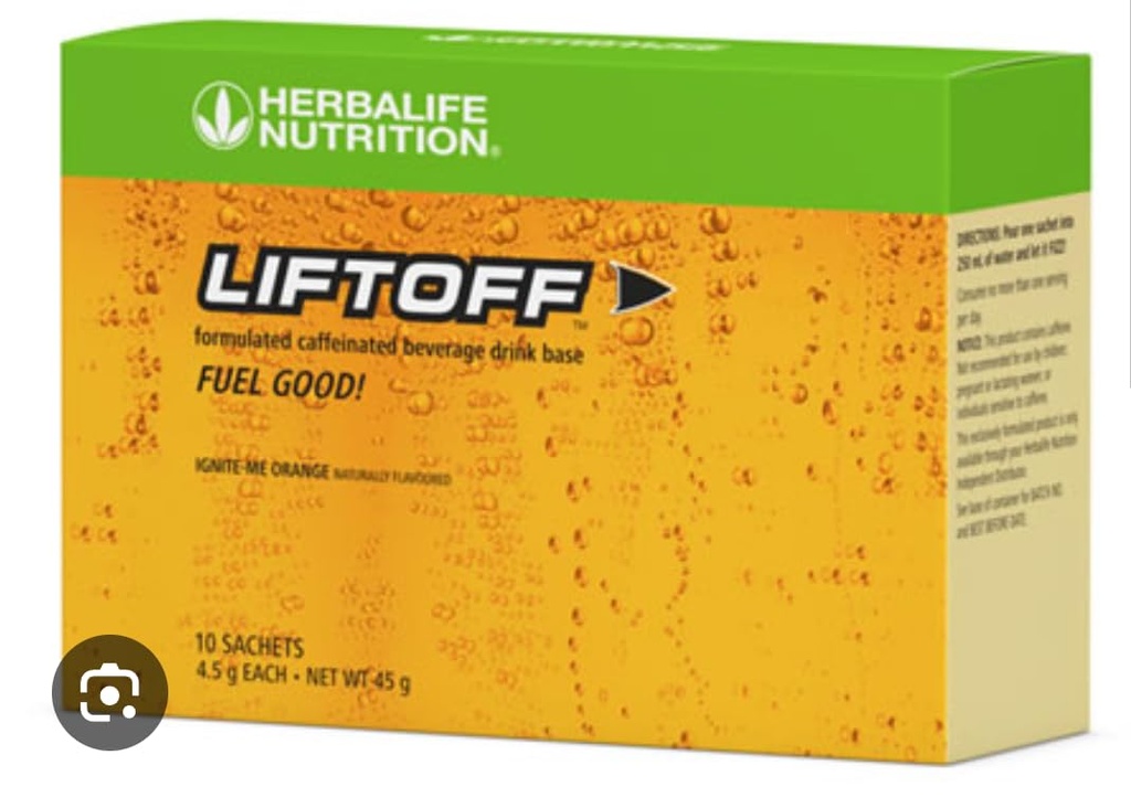 Herbalife Nutritie LIFTOFF Energy Stick Packs - Lemon-Lime Blast - Instant Drink for Natural Boost of Energy, Clears Minds, Îmbunătățește concentrarea, 30 Count (30 Packs), Green Lemon-Lime Blast