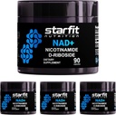 STARFIT - Nicotinamidă D-Ribosidă, Nicotinamidă Ribozidă pentru susţinerea NAD+ Nivele, focalizare și supliment energetic, suport metabolic Nicotinamidă Ribozide NAD Supliment, 360 capsule