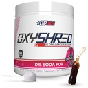 EHP Labs OxyShred Fat Burner - Pre-Workout pulbere cu L-Glutamine, Acetil L-Carnitina, Booster metabolice, Pierderea in greutate, Controlul apetitului, Energy Dr. Soda Pop, 60 Serviri
