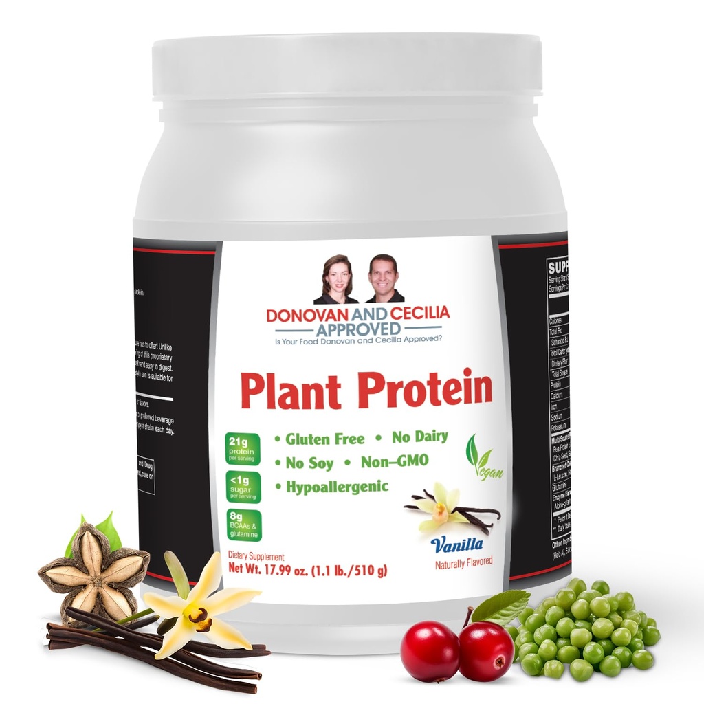 Proteine vegetale din Vegan (Vanilla), HCA Nutriție