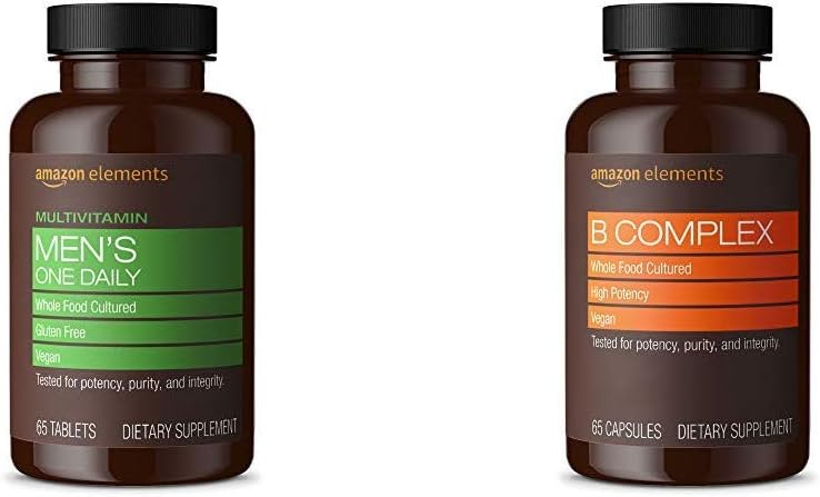Elemente Men's One Daily Multivitamine (65 comprimate) şi elemente B Complex (65 capsule)