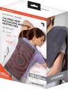 Caldura de masaj calmant Pad de incalzire Heating Heating Heating Sharper Image- Greutate Pad electrice cu vibratii masaj, 9 Setări- 3 Caldura, 6 Masaj- 18 Combinatii relaxante, 12