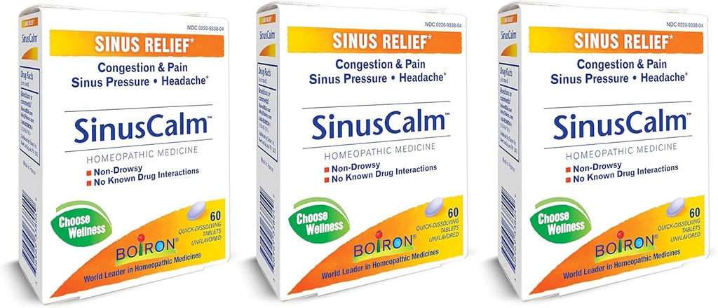 Boiron - Sinus calm Sinus Relief - 1 fiecare - 60 TAB