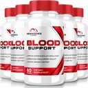 (5 ambalaj) Capsule Hemagenix, Hemagenix Advanced Blood Support Formula, Toate Suplimentele naturale pentru a menține niveluri sănătoase, Pastile de putere suplimentară pentru wellness generală, Recenzii oficiale (300 capsule)