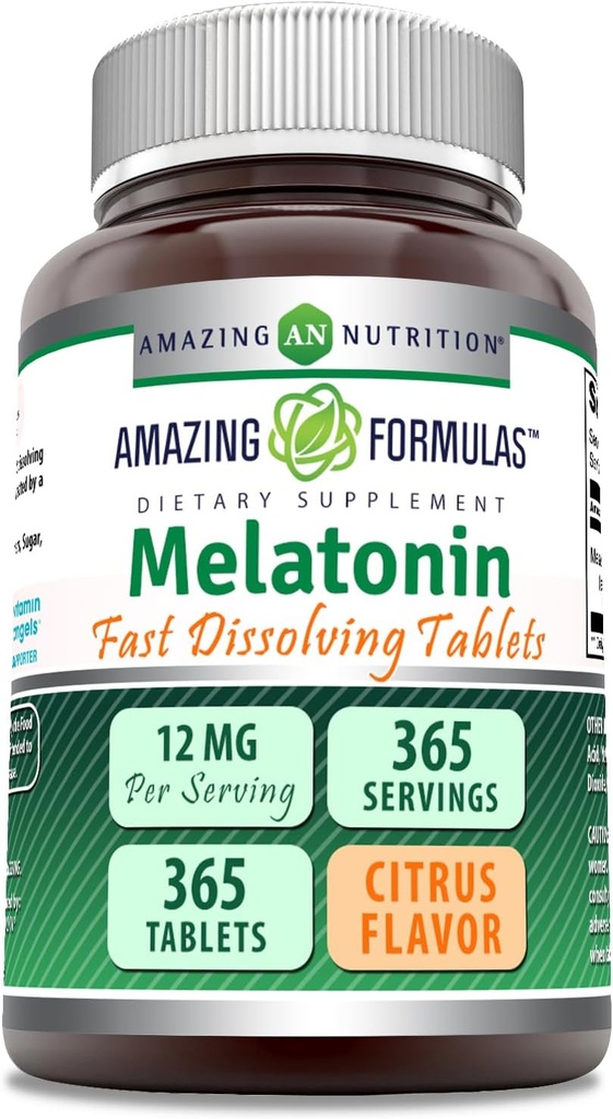 Formulare uimitoare Melatonina supliment rapid de dissolvire 