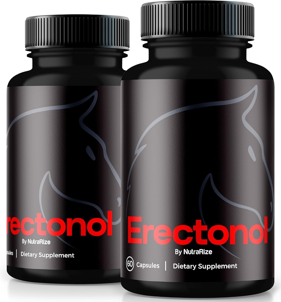 (2 ambalaj) Capsule Erectonol pentru bărbaţi, Erectonol Supliment alimentar masculin, Formula zilnică pentru wellness masculin şi performanţă maximă, pastile avansate de Formula pentru un stil de viaţă activ, Recenzii (120 capsule)