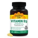 Viaţa de ţară Vitamina D3 1000 UI Geluri moi, Mari, 200 sg, 200 Conte