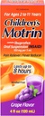 Copii Motrin suspensie orală, durere de relief, Ibuprofen, struguri aromate, 4 Oz