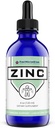 FWS supliment de zinc lichid pentru bărbați Femei Copii, Organic non-GMO Vegan, Ionic picaturi sulfate de zinc, Sistem imunitar Boost Skin Healthy Suport Global Wellness, 60 de zile de aprovizionare, 4 oz