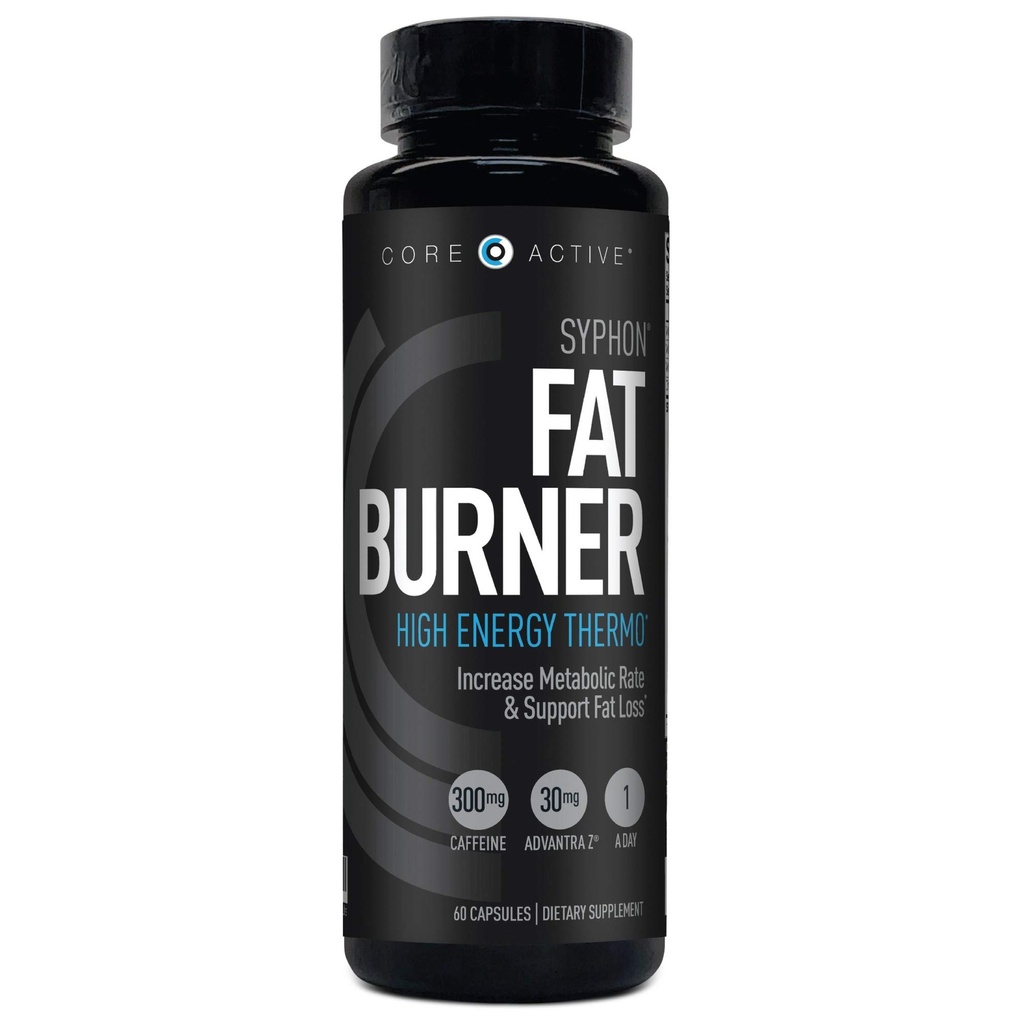 Central Active Syphon Thermogen Fat Burner pentru bărbați, Keto Pastile, Advantra Z pentru energie, Focus, Controlul apetitului, Creșterea suplimente musculare metabolice tonifiere, Pastile de pierdere in greutate pentru femei - 60 capsule