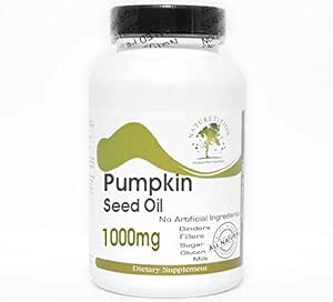 Ulei de semințe de dovleac 1000mg emulsionate uscat ~ 200 capsule - fără aditivi ~ Suplimente de naturie