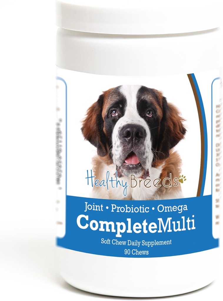 Breads sănătoase Saint Bernard Toate într-o Multivitamine Soft Chew 90 Count