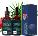 Drops de tratament prostată - picături de relief de prostată, picături naturale de plante prostate (2 buc)