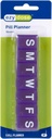 EZY DOSE Weekly (7-Day) Organizator de pastile, Daily Vitamine Planner, Container de medicamente, Caz pentru suplimente și uleiuri de pește, Compartimente medii, Culorile pot varia, Made în Statele Unite ale Americii