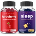 NutraChamps tartă Cherry & Sleep Gumries Bundle 