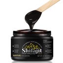 800 Mg Himalayan Shilajit Resin, Shilajit Pure Himalayan Organic, Shilajit Pur cu acid humic, Acid fuzilic & 85+ Complex de Minerale Trace, Supliment Gel pentru Energie și Suport Imun, Bărbaţi & Femei, 60g