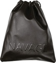 Navage Travel Bag (Black) - Vegan piele pungi de călătorie pentru femei și bărbați - personalizat-Fit Pouch mic pentru sistemul de irigare Nasal Nasal Navage - Versatil Drawstring Pouch și sac de machiaj (8.25"x10.25")