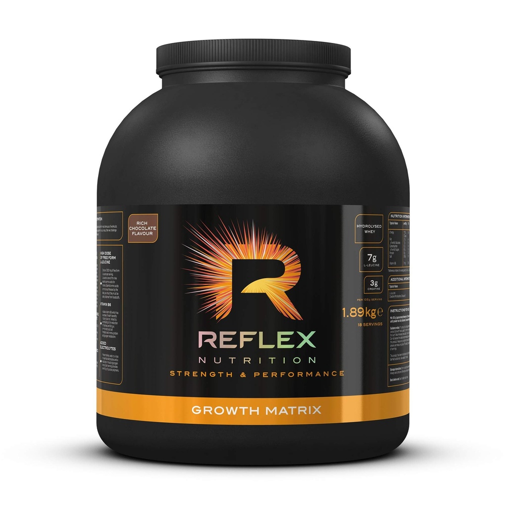 Reflex Nutriție Creștere Matrix Pulbere Ciocolată bogat 1.89 Kg