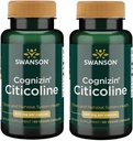 Swanson Cognizin Citicolină 1000 Milligrams 60 Veg Capsule (2 ambalaj)