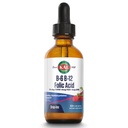 KAL Vitamina B-6 B-12 Acid folic DropIns, Liquid Vitamina B Supliment picături, Heart Health, Energie, Red Blood Support cu metil B12 și metil Folat, amestec naturale Berry Aroma, 59 Serviri, 2oz