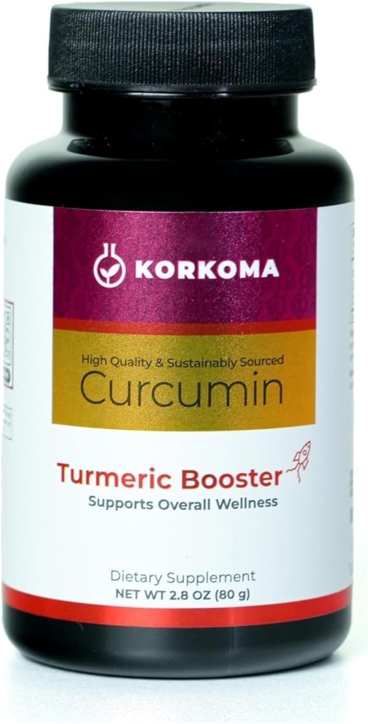 Turmeric Booster - Ecologic Turmeric Superfood cu extract de curcumina, Suporturi Sistem imunitar, Nurturi Sanatos Skin & Global Well-Being