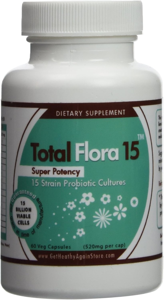 Total Flora 15 60 capse vegetale (520 mg pe cap)