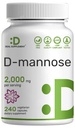 D Manose 500mg Capsule (2.000 mg per servire), 240 Veggie Pastile 