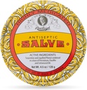 Rawleigh Antiseptic Salve Iconic Yellow Big Tin: 4.5 oz, Natural, Multi-Purpose Ointment Soothes Skin Cuts, Vânătăi, Iritații, cu terebentină, Fenol, Ulei de semințe de bumbac, Formula originală - Pachet de 1