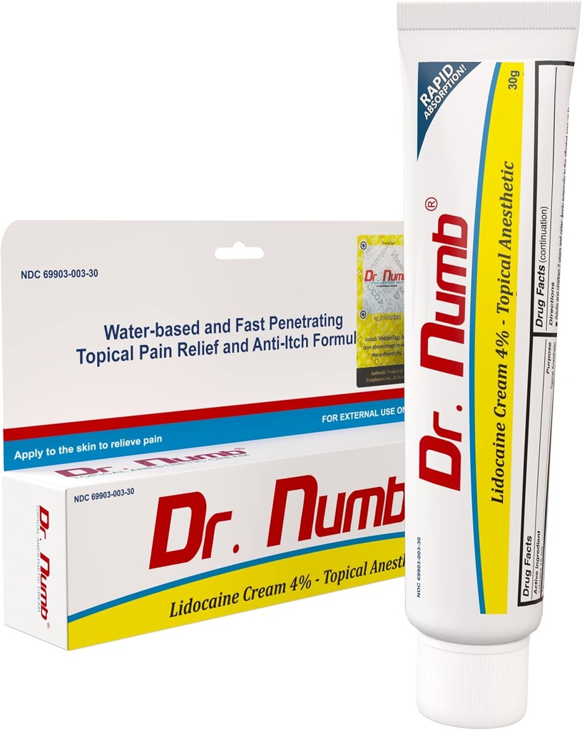Dr. Numb 4% Lidocaină Cream 
