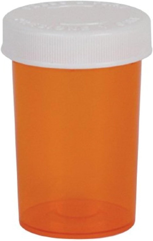 Ezy Doza de pastile, Medicina, Vitamina Container & Flacon, 20 Drama de stocare, Child-Rezistent Cap (Cazul de 180)