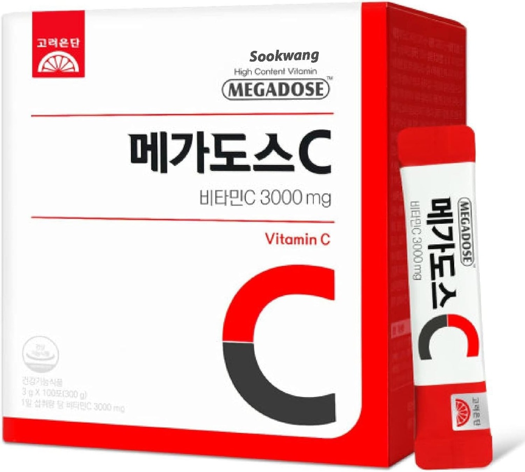 Korea MEGADOSE Vitamina C pulbere 3000mg 