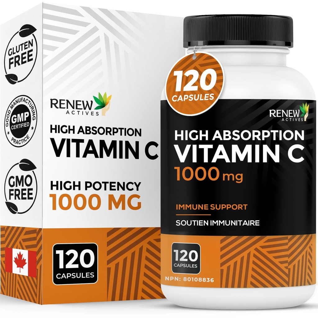 RENEW SUBSTANŢE Concentraţia maximă Vitamina C 1000MG per Serving 