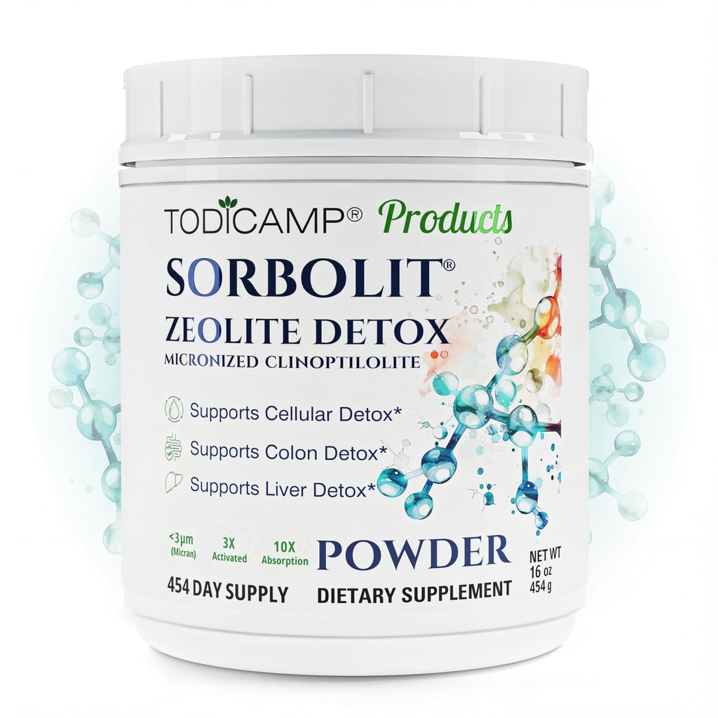 Sobolit Zeolit Detox pulbere - 1 lb Clinoptilolit Zeolit pulbere Sobolit- 1-2 μm pentru detox Cellular - 454 zile de aprovizionare