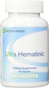 Nutra BioGenesis - Ultra Hematinic - Fier, B Vitamine şi cupru pentru absorbţia fierului, suport RBC şi energie - 60 Capsule