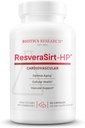 Biotics Research ResveraSirt HP Formulat de Dr. Mark Houston, Trans Resveratrol, Querbetin, Creșterea activității Sirtuin, Suport cardiovascular, Putere cardiacă, Suport vascular, 120 Capsule