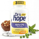 Alpha GPC 500mg, Alpha GPC Supliment - Suporturi Memorie și Funcția cognitivă - 180 Capsule Veggie, Made in the USA