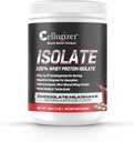 Cellugizer 100% Whey Izolat 1lb, Ciocolata I 25g Proteina, Digesting rapid I 0g Zahăr, Carb scăzut