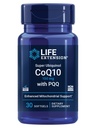 Extensie de viață Super Ubichinol CoQ10 cu PQQ, coenzima Q10, tiazolochinolină Quinonă, Suplimentul pentru sănătatea inimii, Absorbție maximă, 100 mg, Non-GMO, Gluten-Free, 30 softgels