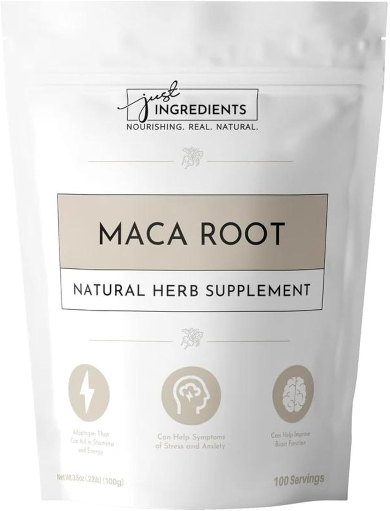 JUST INGREDIENTE Organic Maca Root Powder 