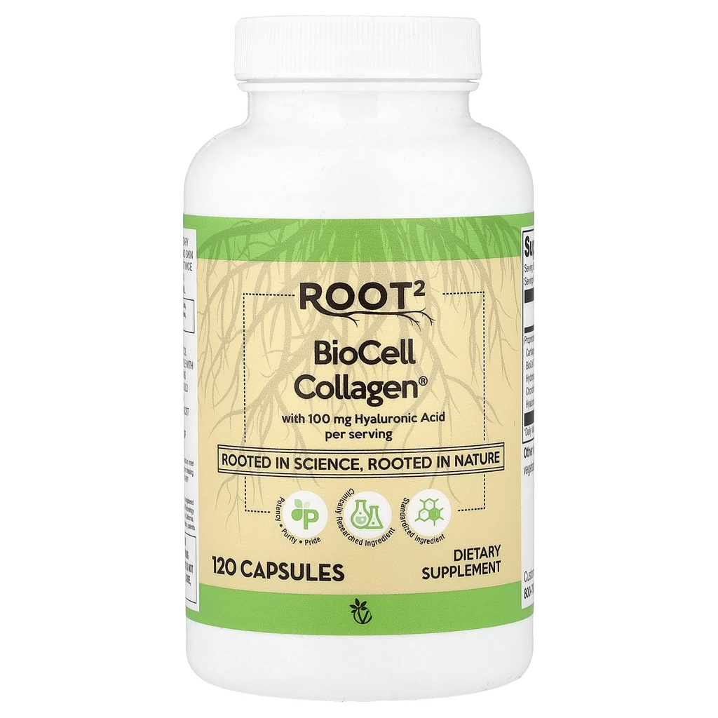 Vitacost Acid hialuronic cu BioCell Colagen II - 100 mg per Serving - 120 capsule