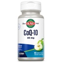 KAL CoQ10 30mg, Antioxidant Formula, CoEnzyme Q10 Supliment pentru Heart Health and Cellular Energy Support, Rapid-Diszolvare ActivMelts, Vegetarian, Natural Green Apple Flavor, 90 Serv, 90 Micro Tablete
