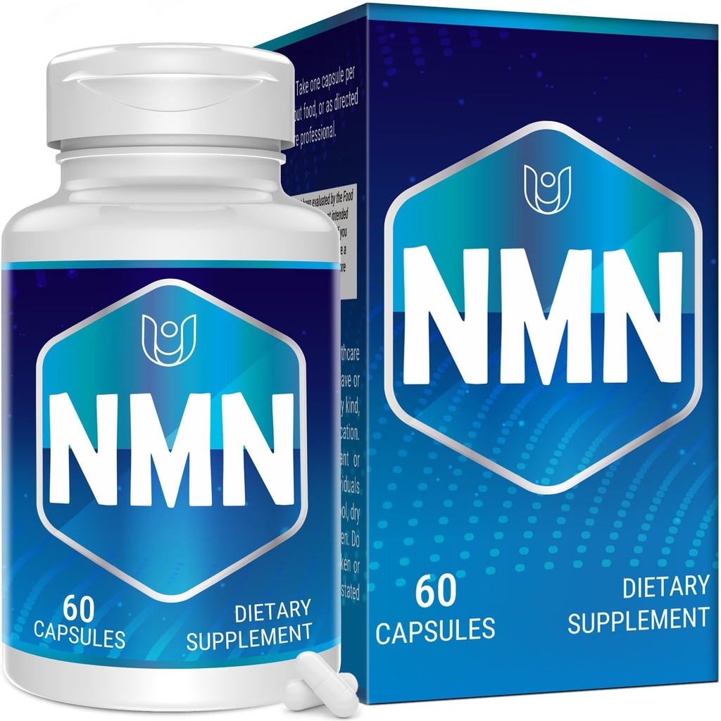 NMNH (Dihidronicotinamidă mononucleotidă), NAD Supliment la stimularea NAD+ niveluri ca vârstă (poate fi mai eficientă decât Nicotinamida Ribozidă), NMNH Supliment - 60 capsule (60 Servings)