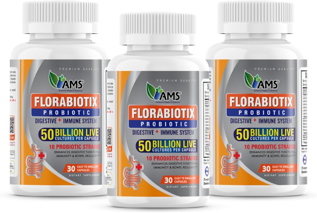 America Medic & Science Florabiotix Probiotic (90 capsule) 