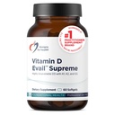 Design-uri pentru sănătate D-Evail Supreme - 5000 UI vitamina D3 Supliment cu VIT K (K1, K2 ca MK-4) + GG - Bone, Cardiovascular + suport imunitar - Biodisponibilitatea îmbunătățită (60 Softgels)