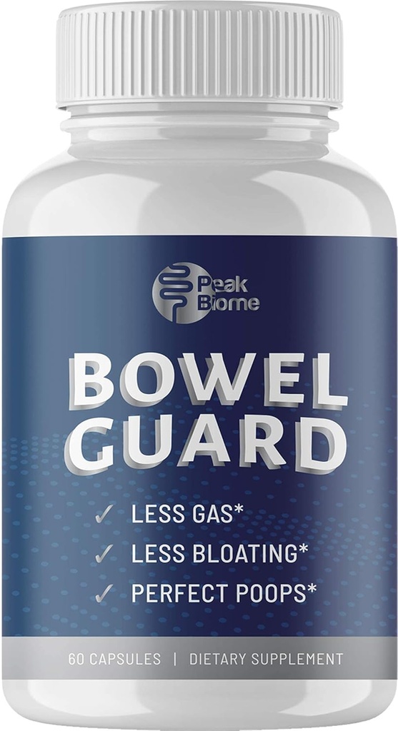 Garda intestinală - Suplimente de enzime digestive active pe bază de plante cu probiotice - Ajutor pentru digestia probiotică - pentru alimentarea cu gaze - 30 de zile - Paleo - Keto - 60 Ct