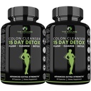 ENCLARE NUTRIŢIE 15 zile Detoxifiere pentru pierderea in greutate. Advanced suport Gut pentru femei si barbati. Colon curata Laxative pentru constipaţie şi ajutor de balonare. Gut Cleanse Probiotic Diet Pastilele 60ct (2)